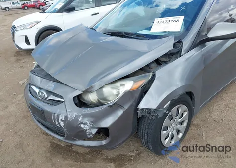 2013 Hyundai Accent Gls из США, поврежденный, VIN KMHCT4AE4DU498557